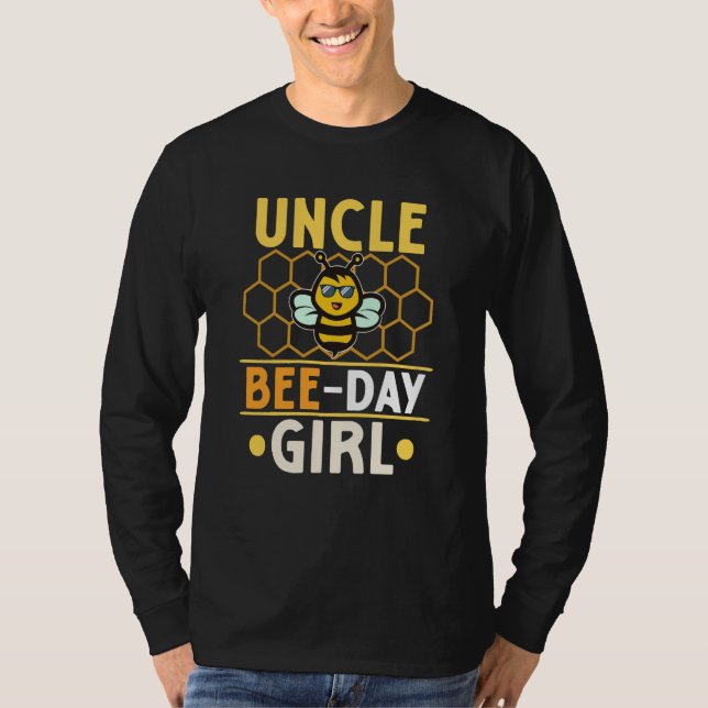Camiseta Uncle Of Bee Day Girl Honey Beekeeper Beekeeping G (Frente)
