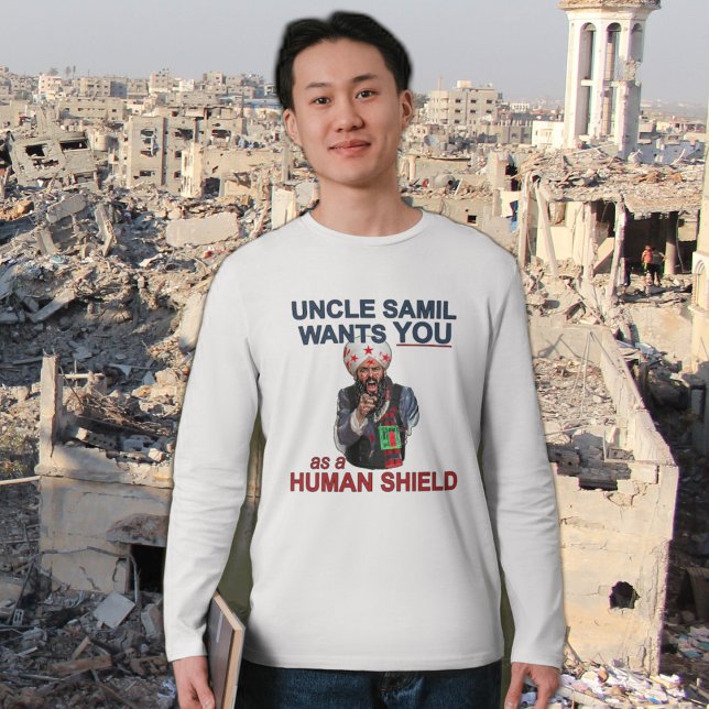 Camiseta Uncle Samil wants YOU dark humor T-Shirt (Criador carregado)