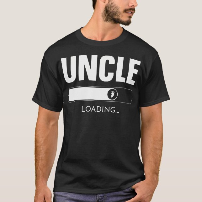 Camiseta Uncle To Be Art For Men Dad Brother Kids First Tim (Frente)