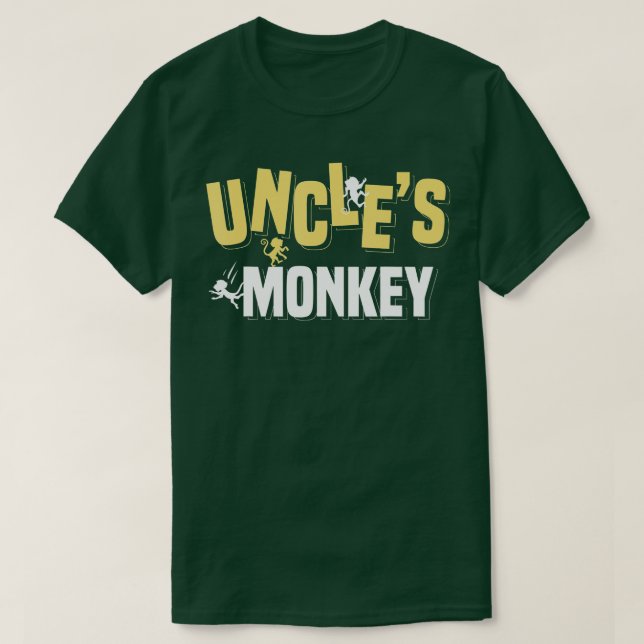 Camiseta Uncles Monkey (Frente do Design)