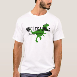 Camiseta UNCLESAURUS - Engraçado Dinossauro Definição de Ti