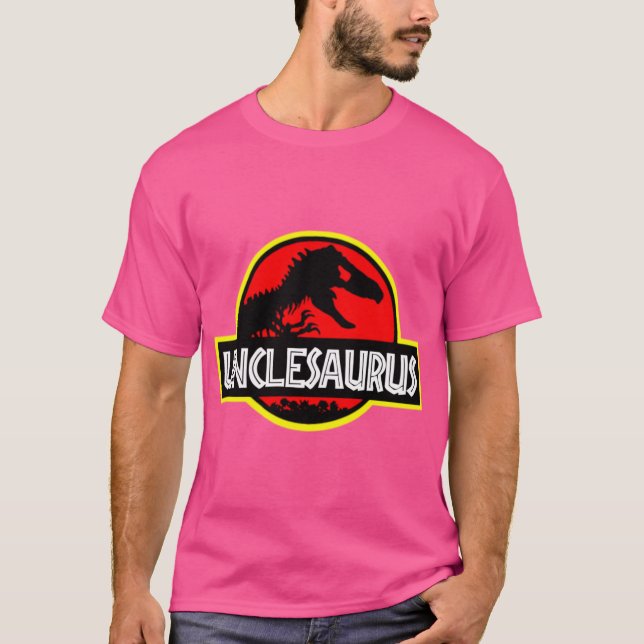 Camiseta Unclesaurus Re Funny Uncle s retro (Frente)