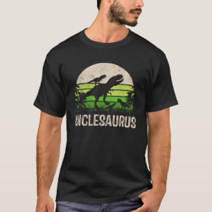 Camiseta Unclesaurus Tio Dinossauro 2 Dois Filhos Da Pai