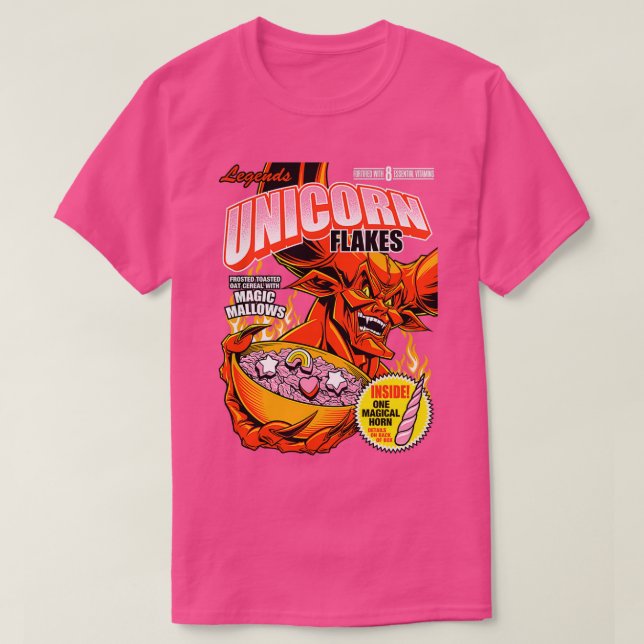 CAMISETA UNCORN FLAKES (Frente do Design)