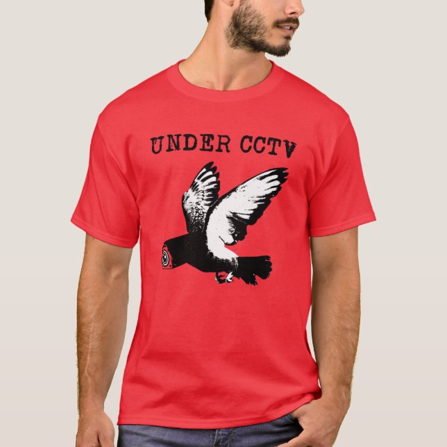 Camiseta Under Cctv Birds Spie friends (Frente)