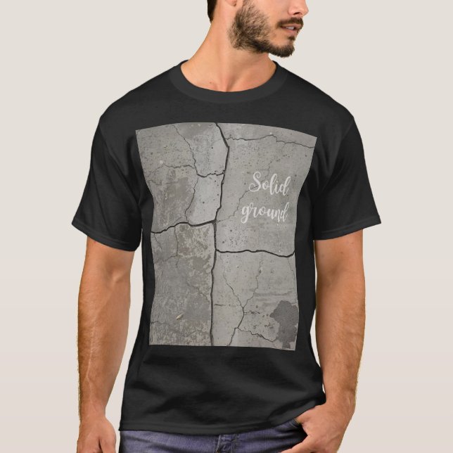 Camiseta Underground Concrete Unisex Black T-shirt  (Frente)