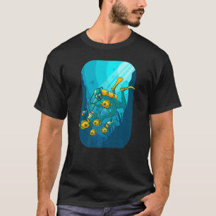 Camiseta Underwater Photography Scuba Diver With Camera  1