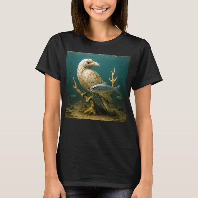Camiseta Underwater Raven Fantasy (Frente)