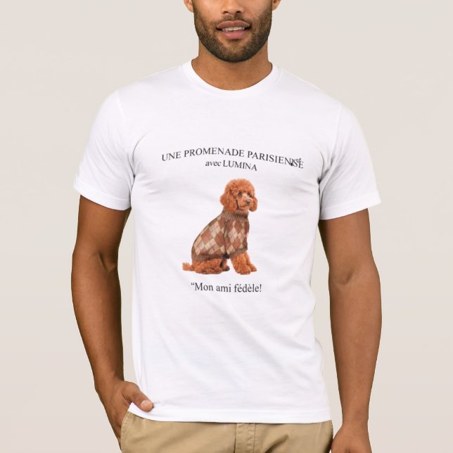 Camiseta Une Promenade Parisienne avec Lumina | T-Shirt Chi (Frente)