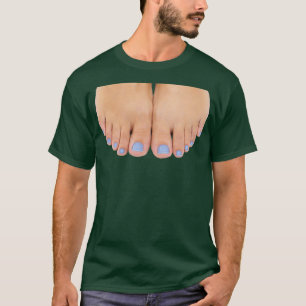 Camiseta Unhas azuis