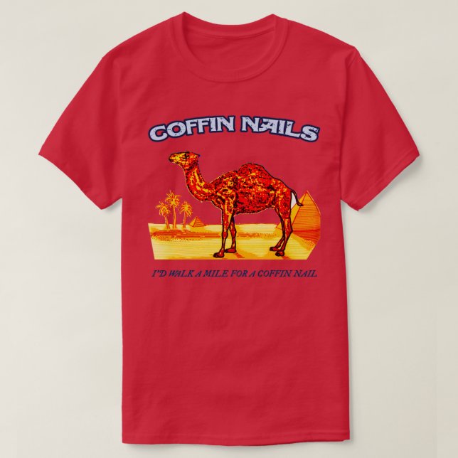 Camiseta Unhas Coffin (Frente do Design)