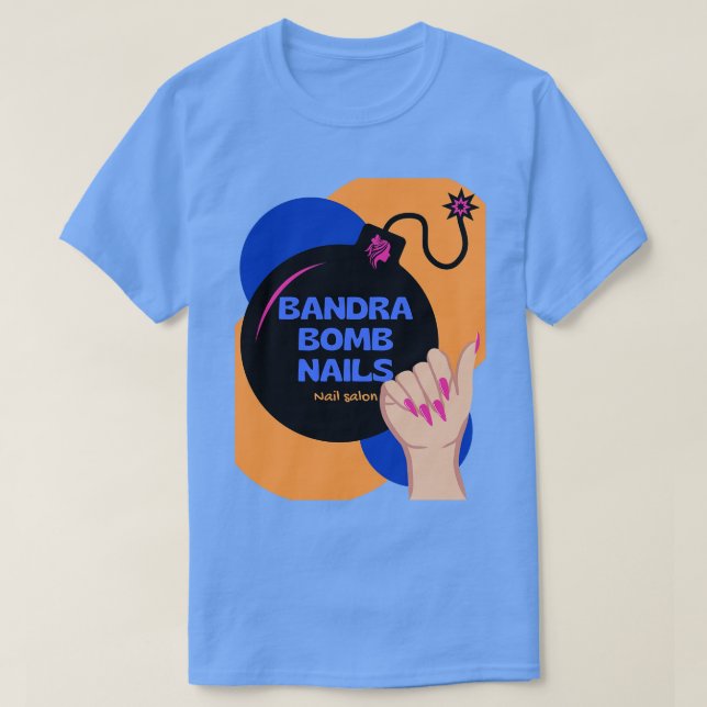 Camiseta UNHAS de BOMB RA (Frente do Design)