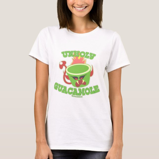 Camiseta Unholy Guacamole Funny Guac Avocado Humor  (Frente)
