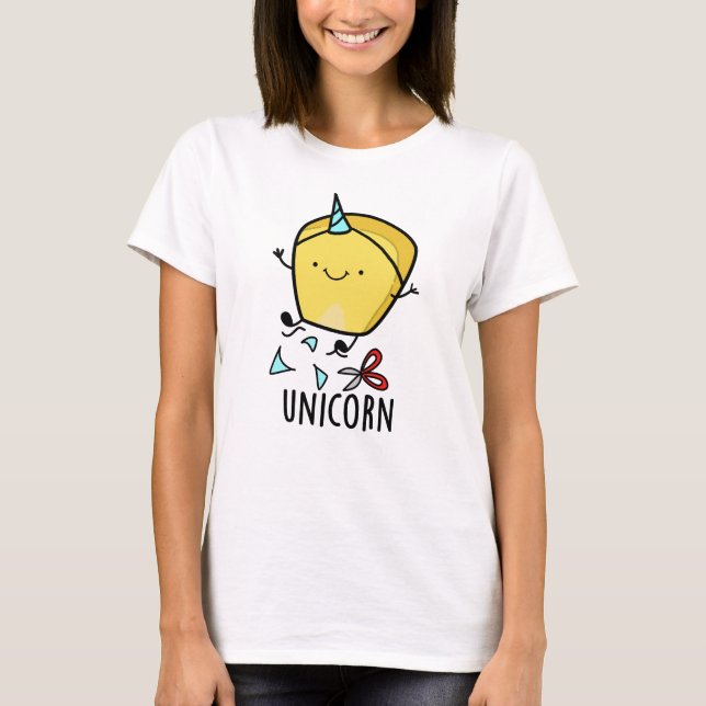 Camiseta Uni-corn Funny Corn Pun (Frente)