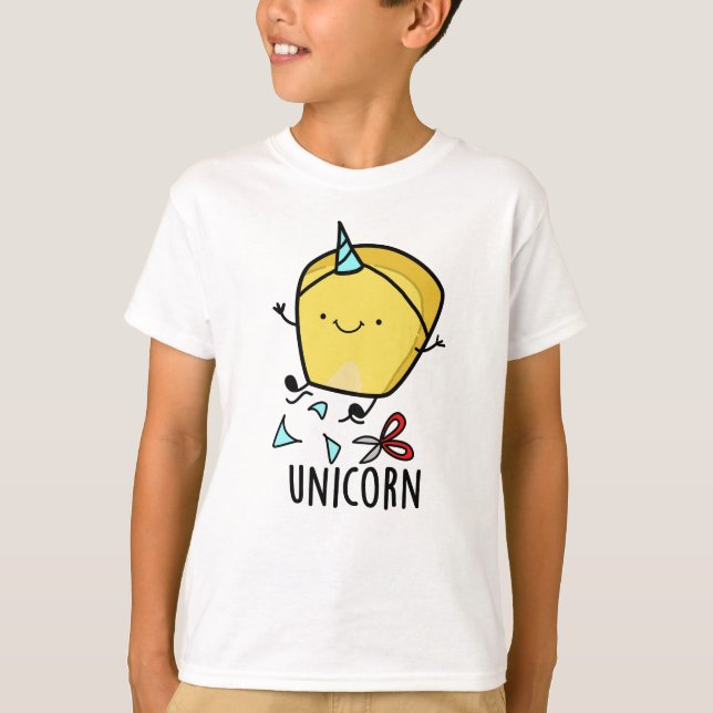 Camiseta Uni-corn Funny Corn Pun (Frente)
