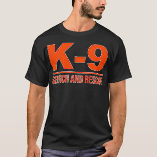 CAMISETA UNI DA EQUIPE DE PESQUISA DE EMERGÊNCIA SEGURA DE