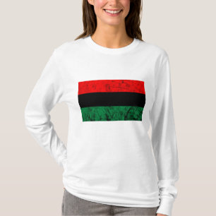Camiseta UNIA Sinalizador Pan African Freedom Roots Black L