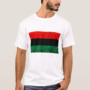 Camiseta UNIA Sinalizador Pan African Freedom Roots Black L