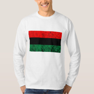 Camiseta UNIA Sinalizador Pan African Freedom Roots Black L