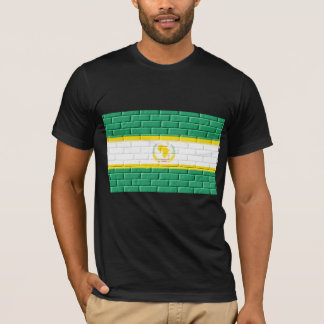 Camiseta União africana pintada em tijolos