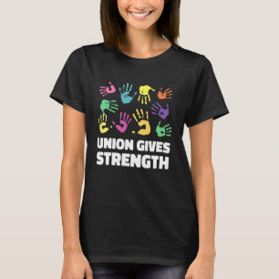 Camiseta União dá força à União dos Trabalhadores Sindicais