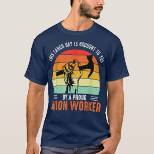 Camiseta União de Férias no Dia do Trabalho Forte e Feliz D