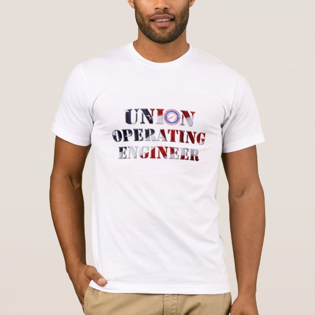 Camiseta União de funcionamento do t-shirt do engenheiro (Frente)