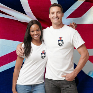 Camiseta União de Sinalizador do Reino Unido