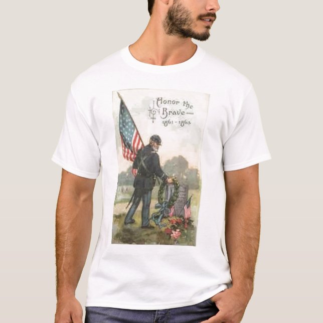 Camiseta união do cemitério da guerra civil (Frente)