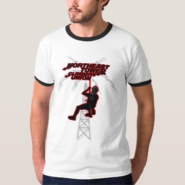 Camiseta união do nordeste dos montanhistas da torre (Frente)