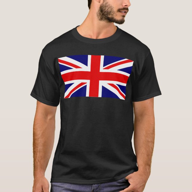 CAMISETA UNIÃO JACK - BANDEIRA BRITÂNICA (Frente)