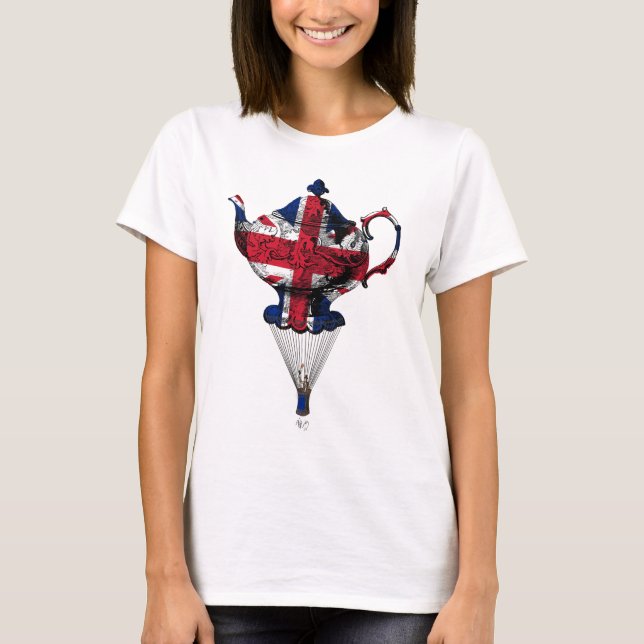 Camiseta União Jack Flying Teapot (Frente)