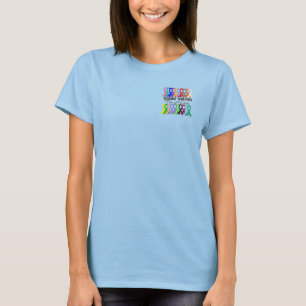 Camiseta União junto para uma cura para todos os canceres