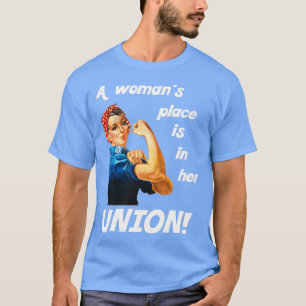 Camiseta União Pro Forte Orgulho Rosie the Riveter (2
