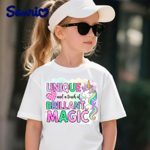 Camiseta Única & Brilhante de Unicórnio Mágico par