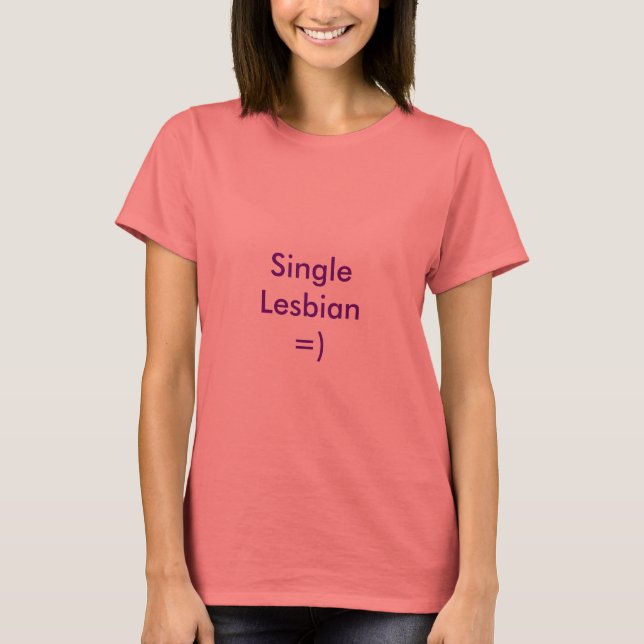 Camiseta ÚnicaLésbica=) (Frente)