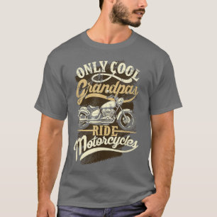 Camiseta Unicamente Vovô Legal Costume De Motocicletas Para