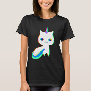 Camiseta Unicat Caticorn Meowgical Unicórnio Gato Homens Mu