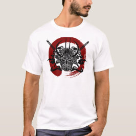 Camiseta Único círculo do sangue de Enso do samurai