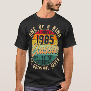 Camiseta Único desde 1985 Construído Classicamente para a e