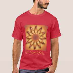 Camiseta Único Mio de O. Textura geométrica abstrata do