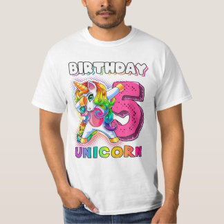 Camiseta Unicorn 5 Dabbing Unicorn