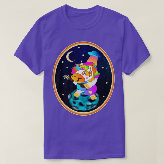 CAMISETA UNICORN ASTRONAUT (Frente do Design)