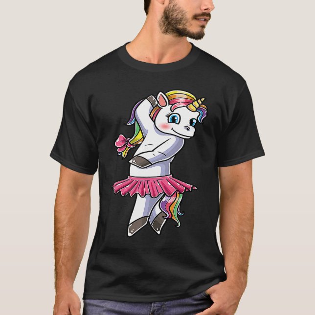 Camiseta Unicorn Ballet Dance Ballerina Dancing Danseuse  1 (Frente)