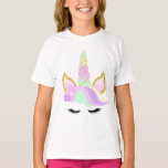 Camiseta Unicórn Birthday Kids<br><div class="desc">Faça os desejos de aniversário se tornarem realidade com esta adorável camiseta de crianças de aniversário unicórnio! Apresentando uma ilustração de unicórnio fofinha e design festivo, esta árvore confortável é perfeita para diversão de festas, fotos e memórias mágicas. Suave, leve e totalmente personalizável — ideal para meninas que amam tudo...</div>