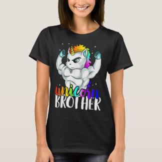 Camiseta Unicorn Brother Sister to Big Bro Brothercorn Chri