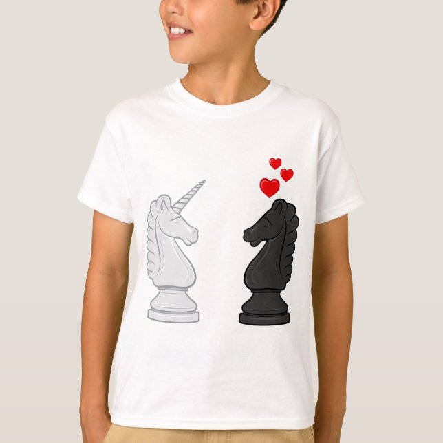 Camiseta Unicorn Chess Knight (Frente)