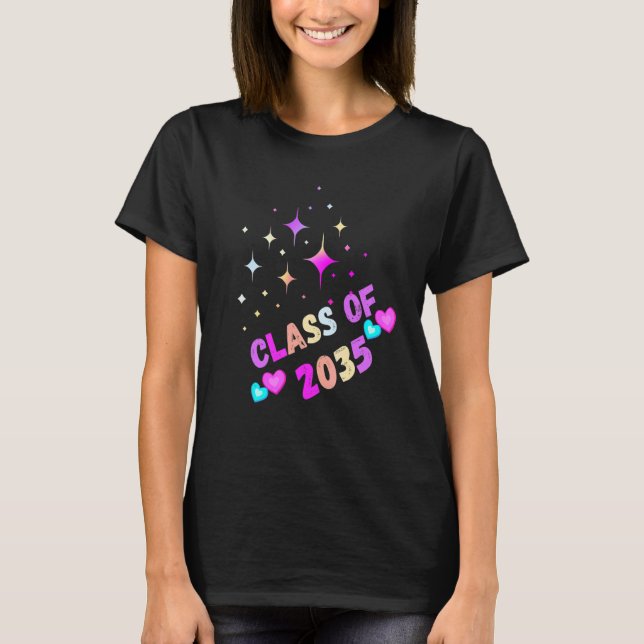 Camiseta Unicorn class of 2035 grow with me (Frente)