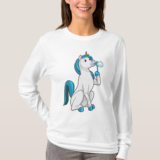 Camiseta Unicorn com bolhas Soap (Frente)