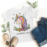 Unicorn Cute Whimsical Girly Personalised Name
